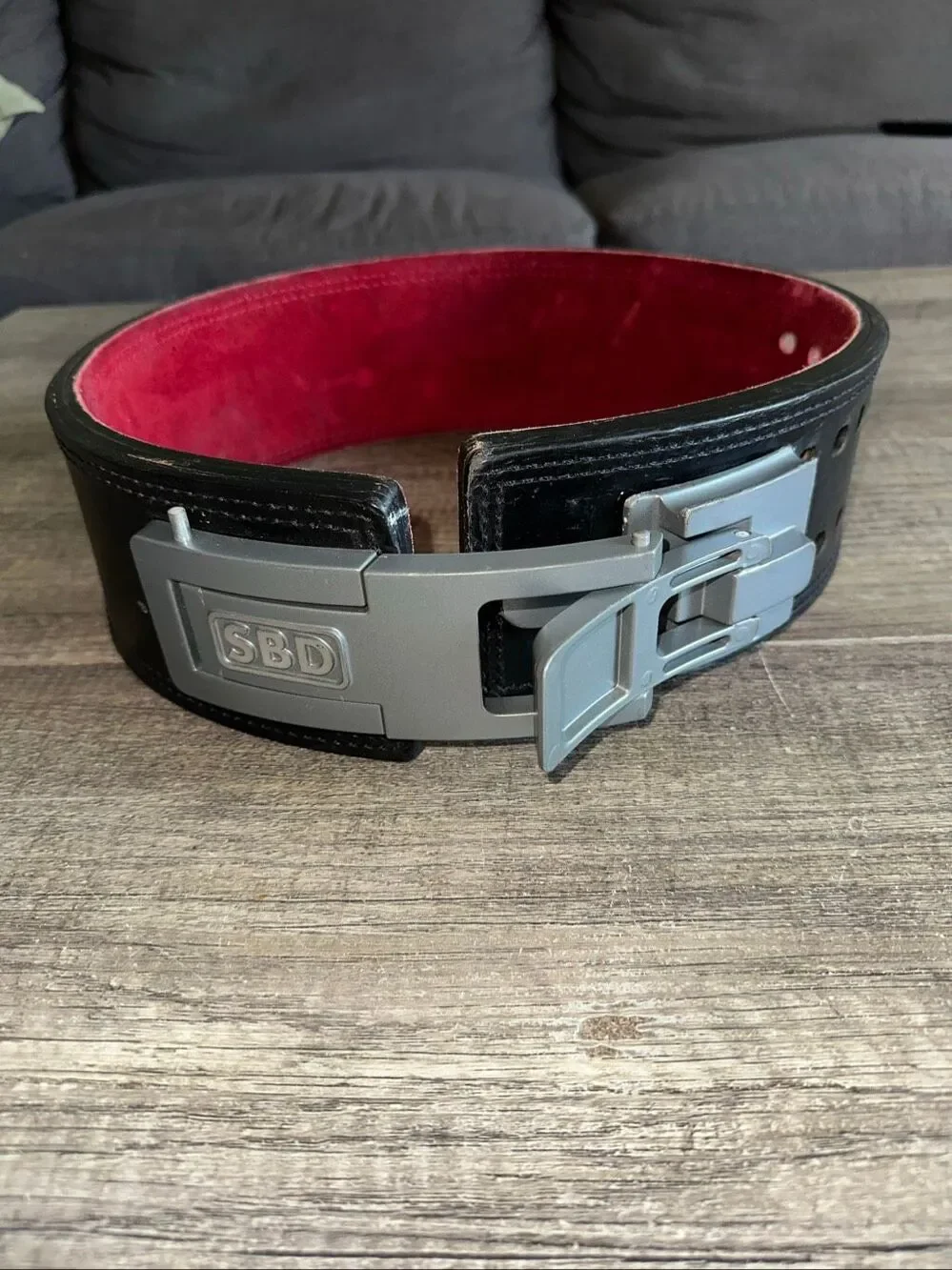 SBD Belt 13mm Large Powerlifting WeightLifting Gym Squat Bench Deadlift Leather